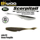 Shad Biwaa Scorpitail 10cm, culoare Green Pumpkin