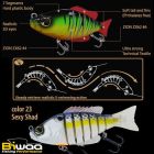Swimbait Biwaa Seven Section 15cm/60g, culoare Sexy Shad