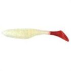 Shad Bass Assassin  Turbo Shad Glow/Fire Tail 4"